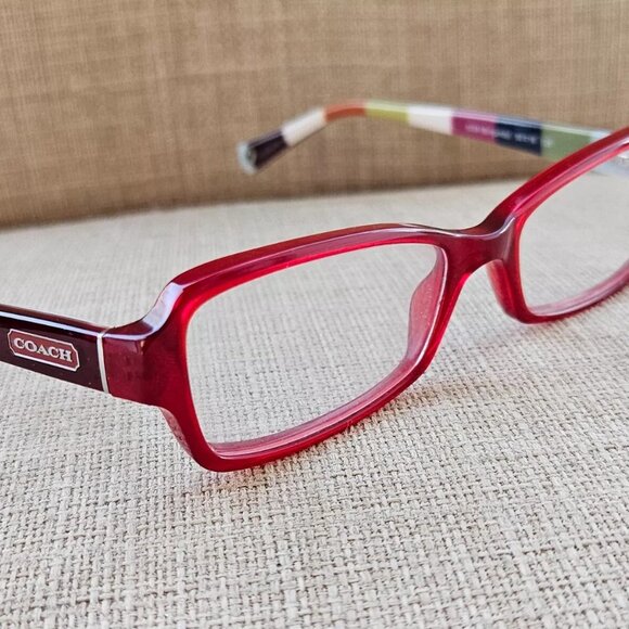 Coach Women Eyeglasses BURGUNDY QUINN HC6010 50[]16 135 Glasses Frame - Picture 4 of 13
